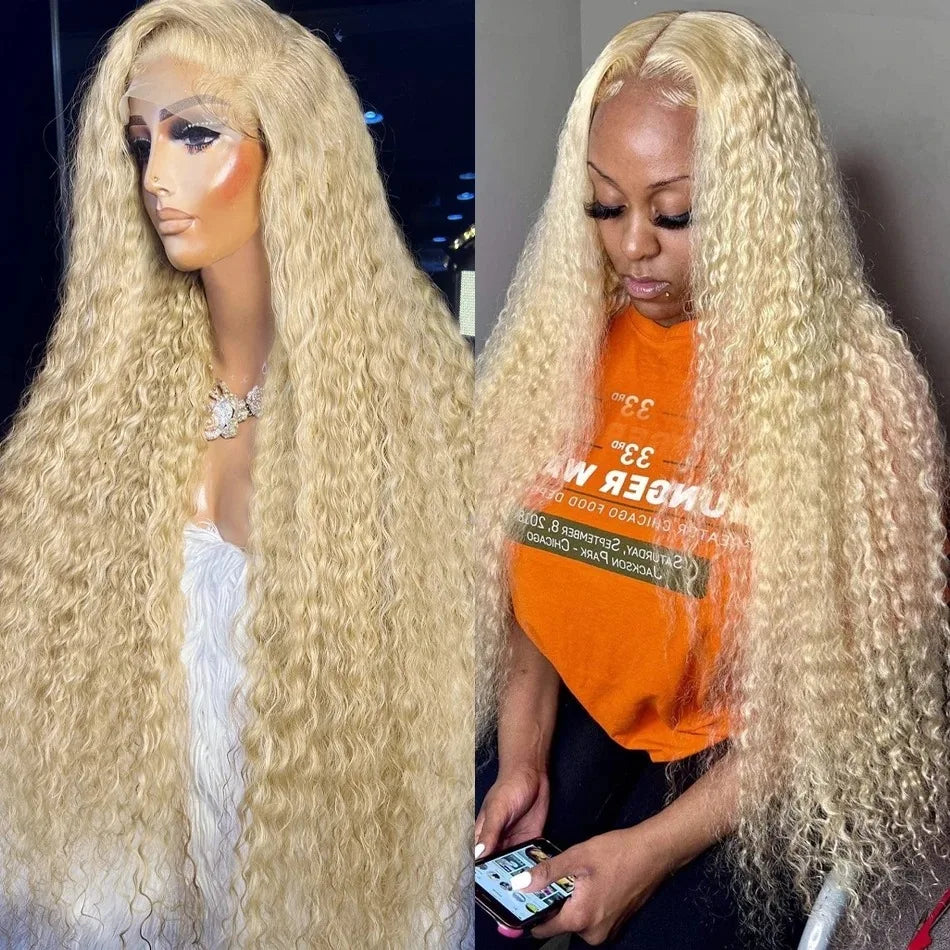 Navy Blue Light Pink Deep Wave Lace Front Wigs Free Part Long Curl Wavy Heat Fiber Synthetic Wig Makeup Cosplay Black Women Use