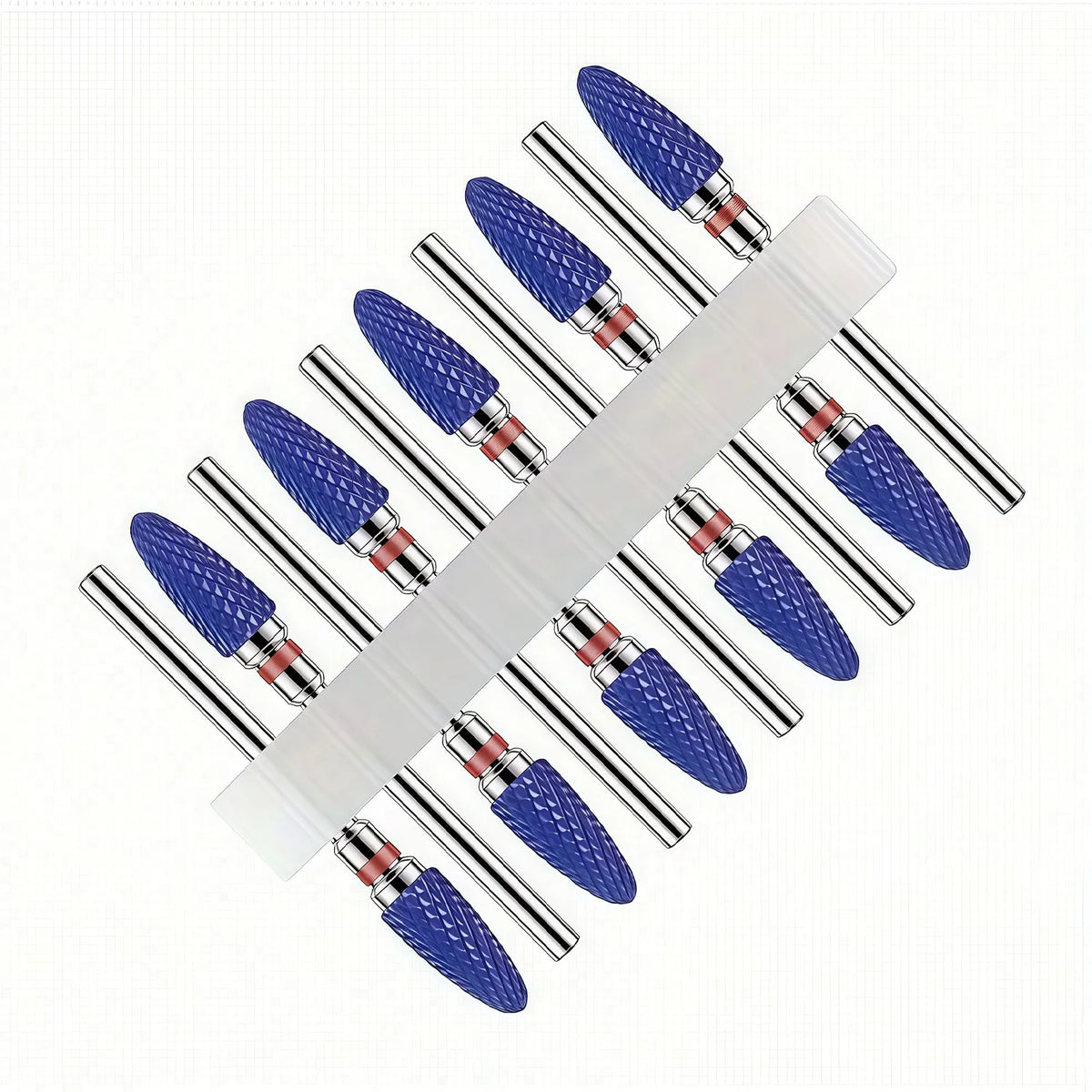 10pcs Ceramic Nail Buffering Heads for Perfect Nail Finish Professional Grade Ceramic Material for Smooth And Shiny Nails