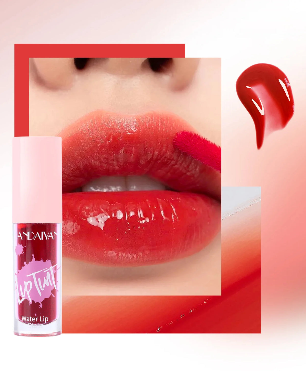 Glossy Multi Use Lip Stain 6 Colors Long Lasting Cheek Tint Moisturizing Blush Makeup Cosmetic Lip Gloss Dye