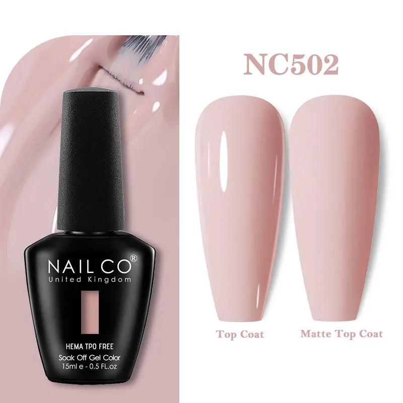 NAILCO 15ml TPO-Free Nail Gel Polish Vernis Semi Permanent Nails Art Manicure Design Hybrid Remover Gel Top Coat Ongle Gel UV