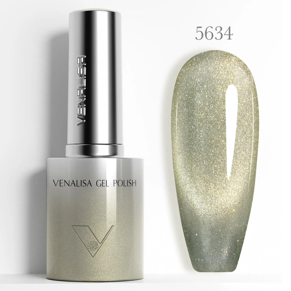 VENALISA 60 Colors TPO/HEMA FREE Glitter Gel Cat Eye Gel Nail Polish UV/LED Soak-Off Gel Polish Manicure DIY Nail Art Christmas