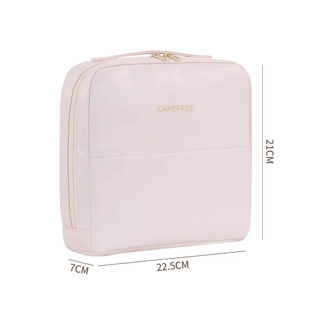 Portable Standing Up Bag Large Capaci Travel Waterproof Toiletry Storage Bag for Brues Cosmetic Tools Women's Makeup Organizer