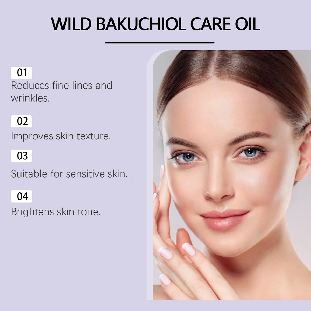 Bakuchiol Essectial Oil Relaxing Reduce Fine Lines Smoothing Facial Body Skin Care Nourish Aromatherapy Lavender Essential Oil