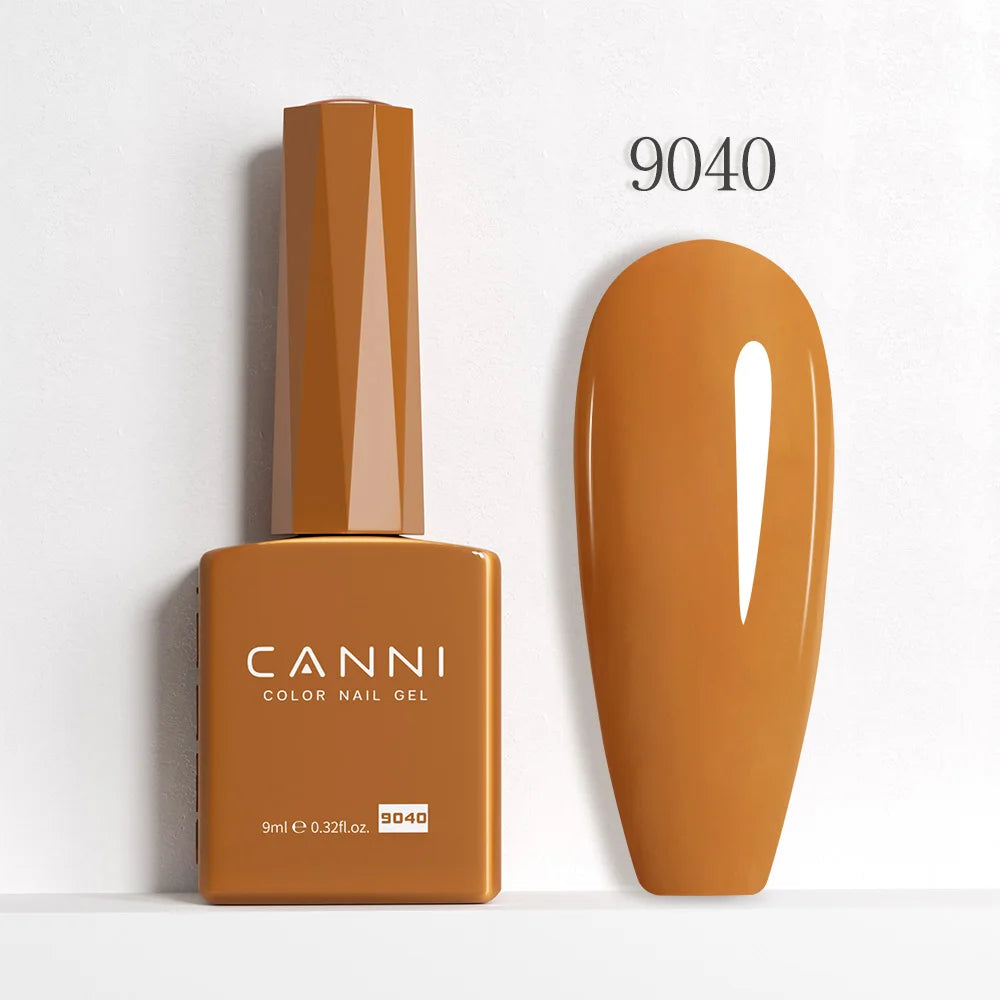 CANNI Christmas Color Gel Polish 9ml Hema Free TPO Free Nail Gel Polish Winter Colors Semi Permanent Gel Super Texture Brush