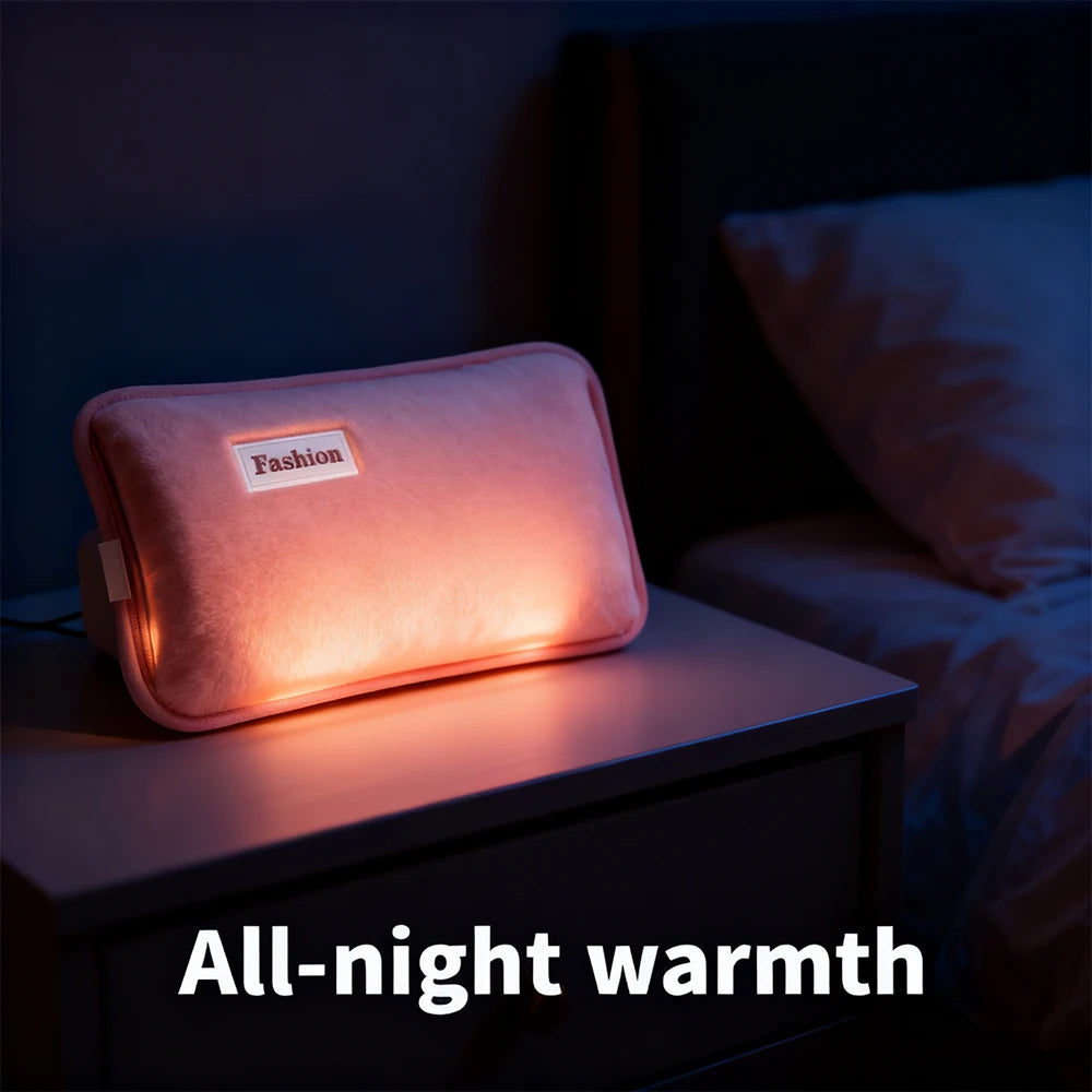 Rechargeable Hot Water Bag Electric Heat Water Pocket Hand Warmer Hot Water Bottle Heater Bag For Winter Explosion-Proof