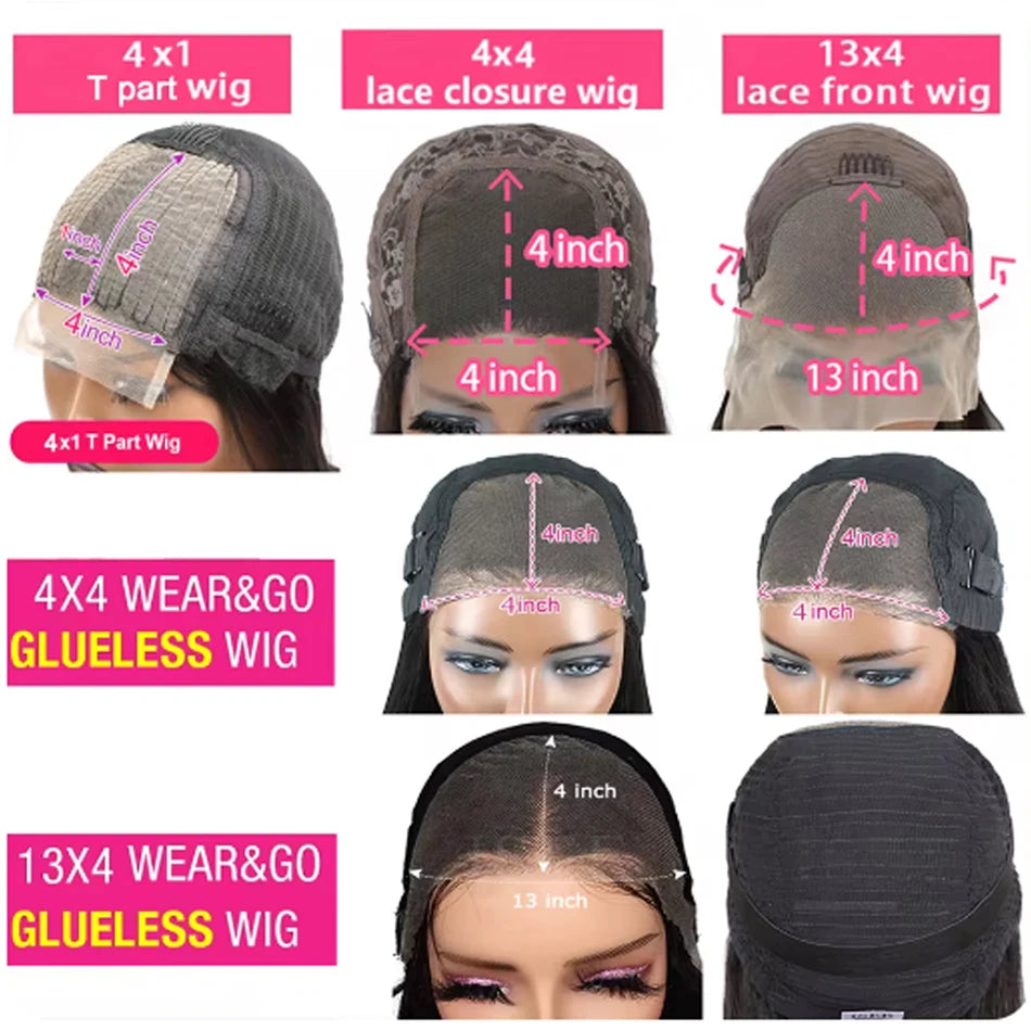 13X6 Kinky Short Curly Bob Wig 16 Inch Lace Frontal Wig Human Hair Deep Curly 13x4 HD Transparent Lace Closure Wigs Pre Plucked