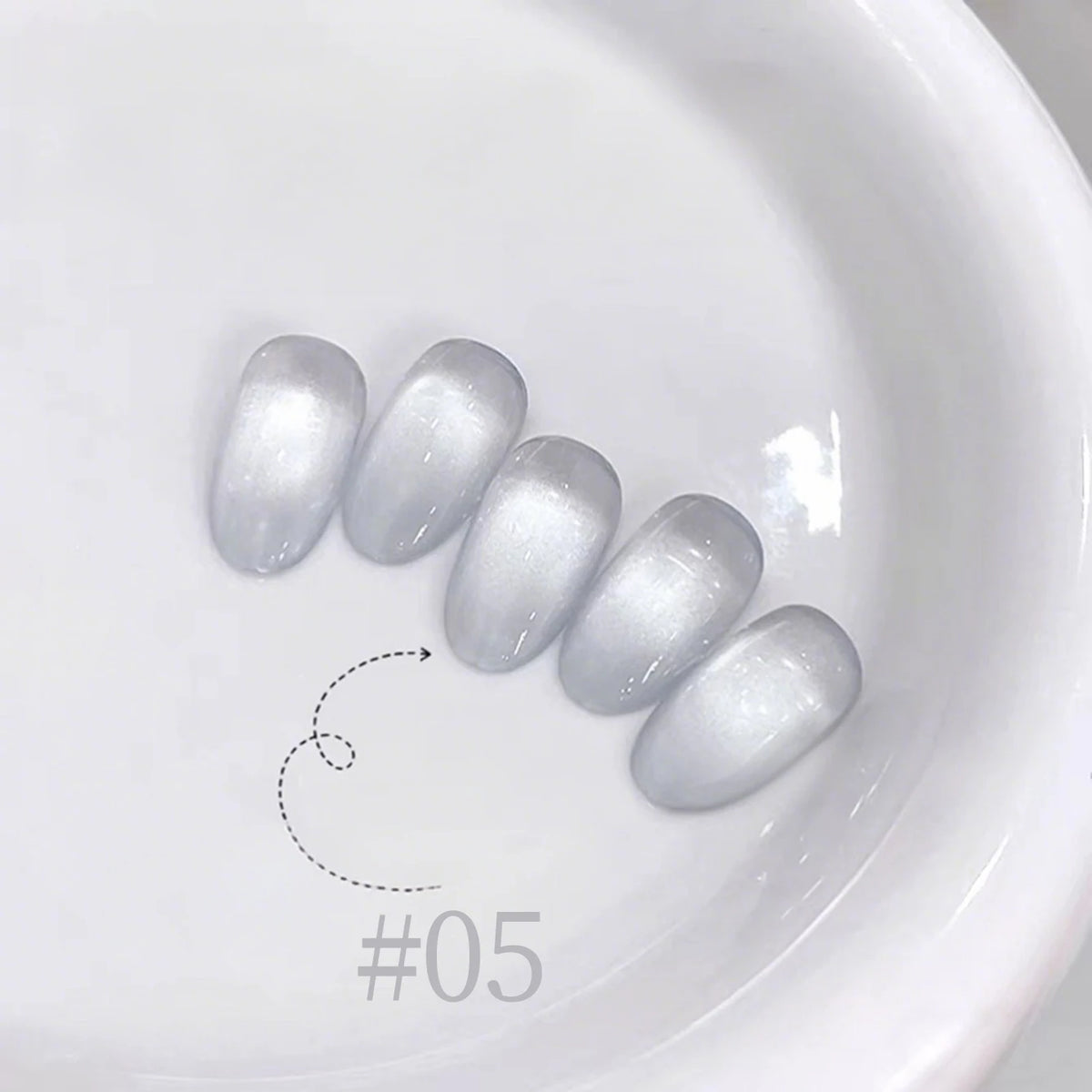 MN 12ML Autumn And Winter Ice Transparent Jelly Boiled Water Cat Eye Gel Nail Polish Perfect For Christmas Halloween White Nail