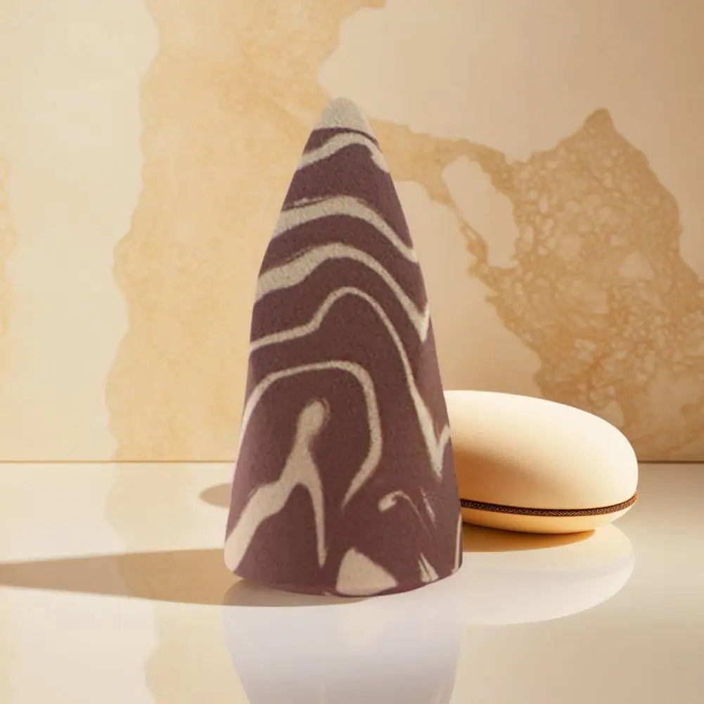 Non-latex Makeup Sponge Multi-shaped Special-shaped Cosmetic Sponge with Conical Cut Oblique Cut Water Drop Makeup Tool