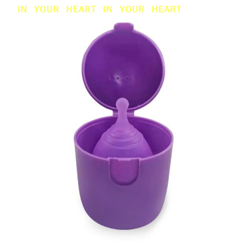 Portable Menstrual Cup Sterelizer Disinfection Box Storage Bag Period Cup Case