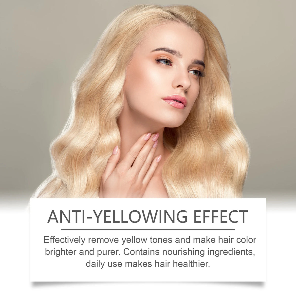 Purple Shampoo For Hair Care After Dyeing Deep Hydration Nourishing Scalp Long Lasting Lock Color Smoothing Hair Frizz Control