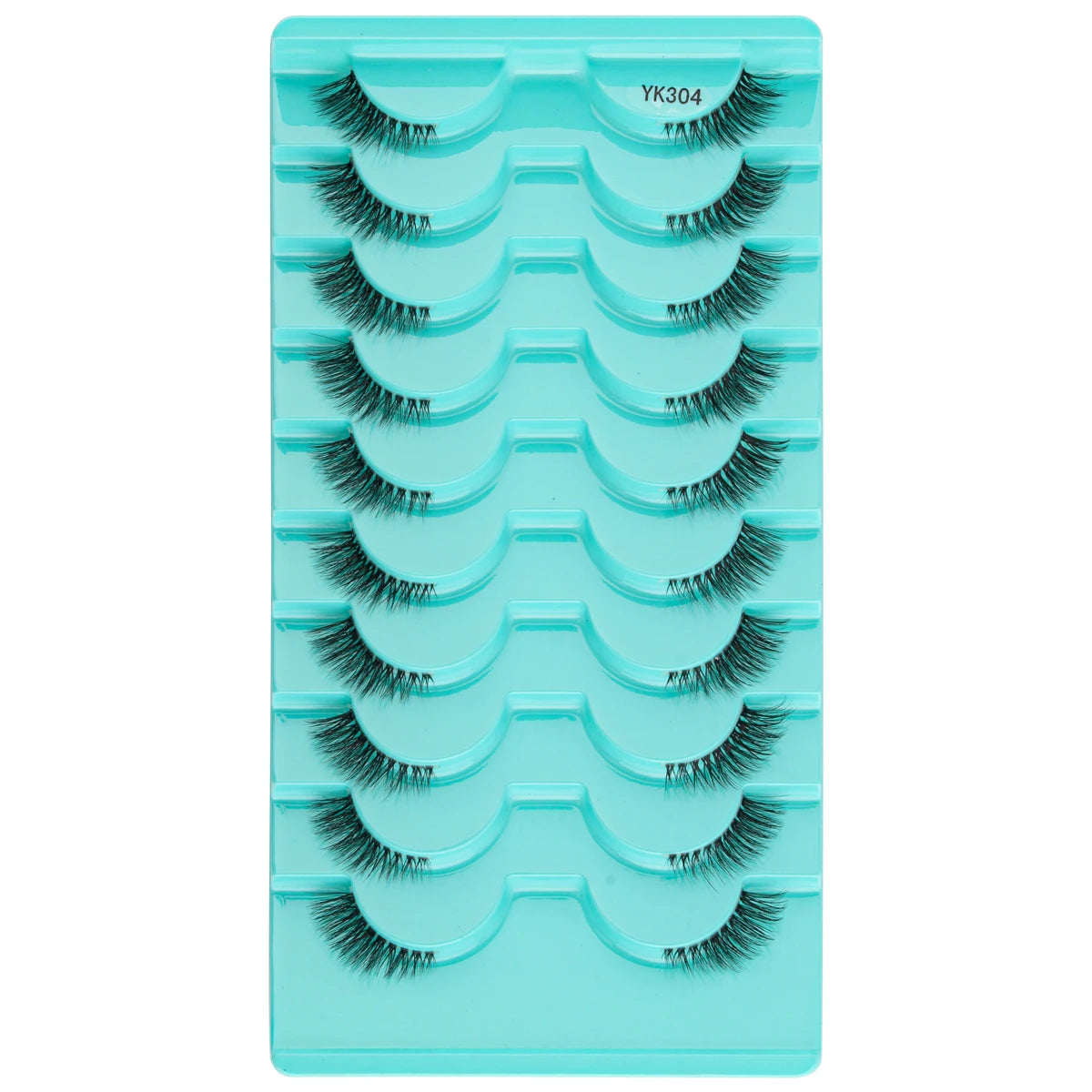 6/10 Pairs Half Lashes 3D Mink Lashes Faux Mink Fluffy Lash Soft Full Thick Wispy Eyelash Dramatic False Eyelashes Makeup