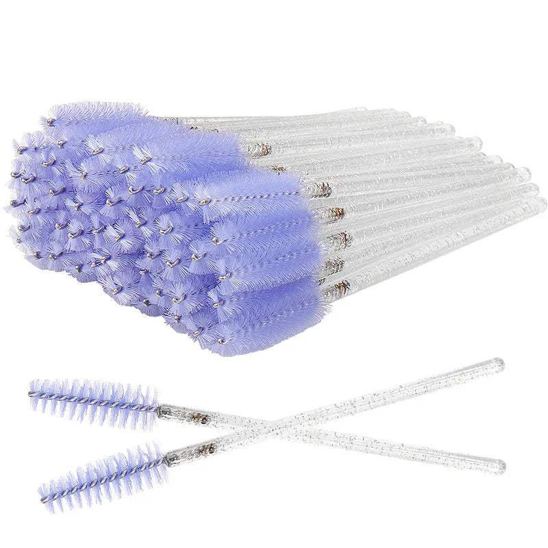 100 Pcs Disposable Eyelash Mascara Brushes for Eye Lashes Extension Eyebrow and Makeup of Makeup Tools