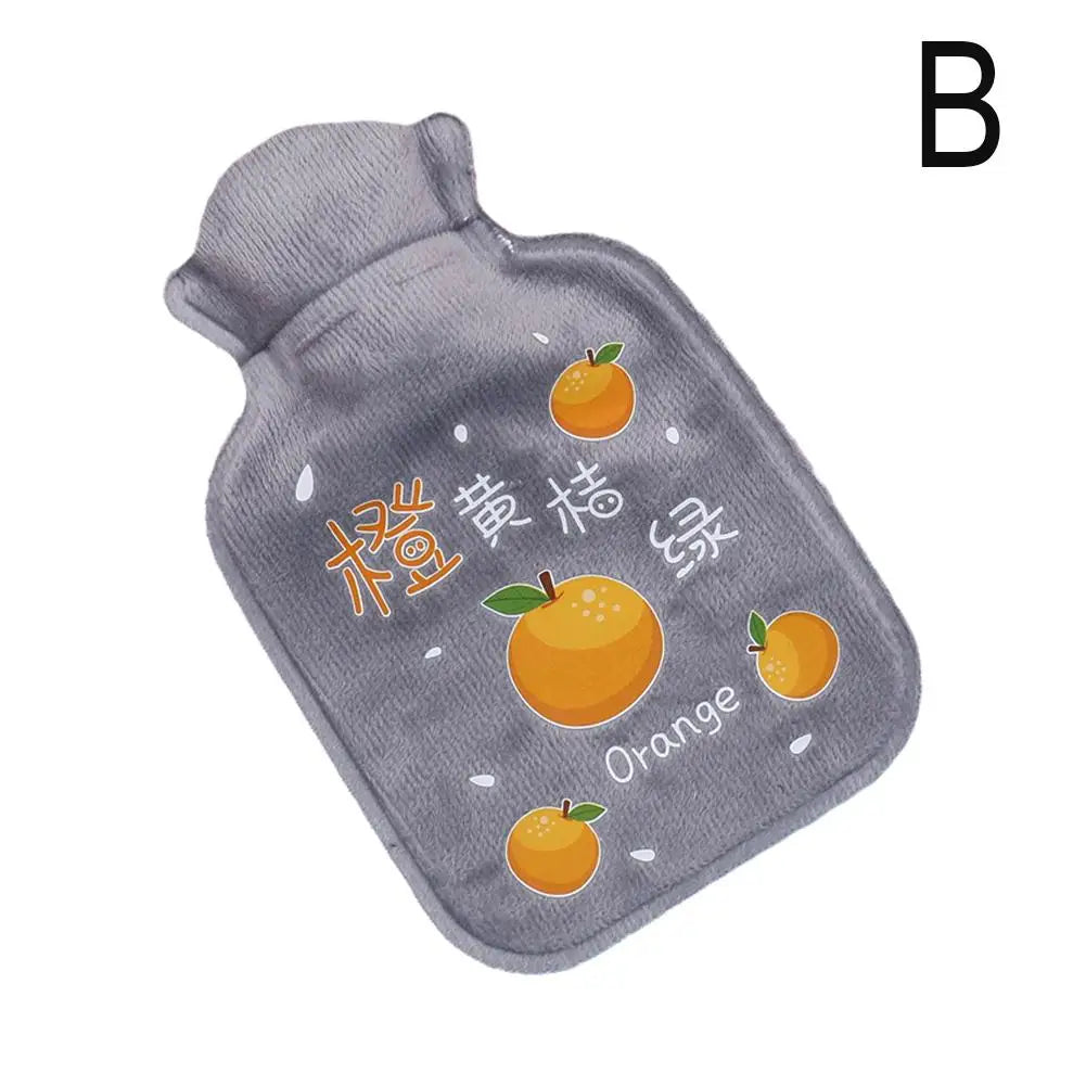 Strawberries Hand Warmer Hot Water Bag Heat Warm Plush Hot Warm Filling Coldproof Water Soft Bottle Water Pad Keeping Heati G0D3
