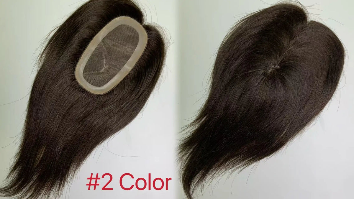 MONO Base Hair Toppers 3*5inch Women Toupee Invisible Free Part Hair Toppers Hair Extension