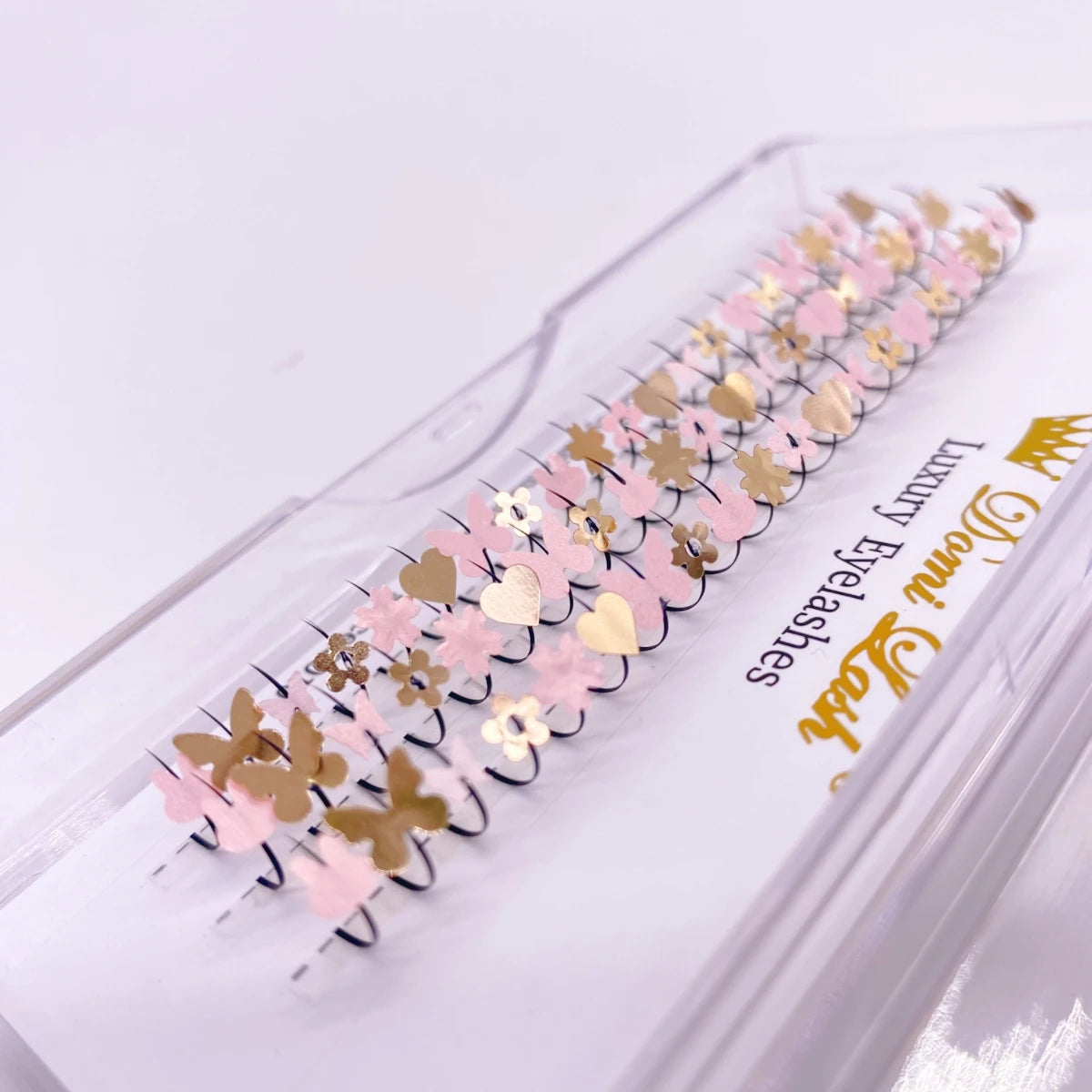 3D Christmas Tree  False Eyelashes Halloween Mix Color Glitter Individual Lashes Mink Soft Natural Shiny Decoration Makeup Lash