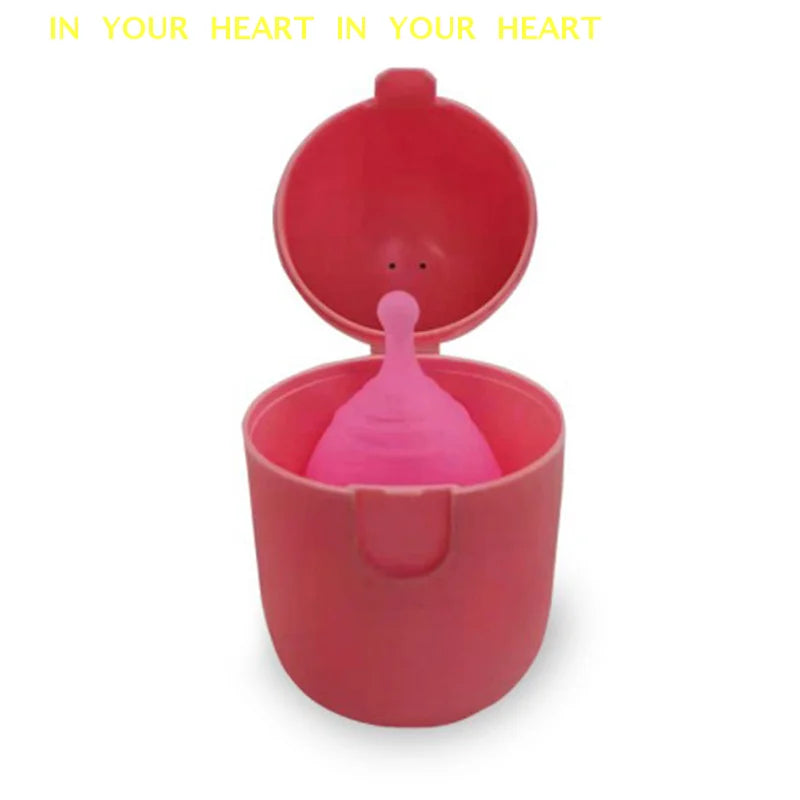 Portable Menstrual Cup Sterelizer Disinfection Box Storage Bag Period Cup Case