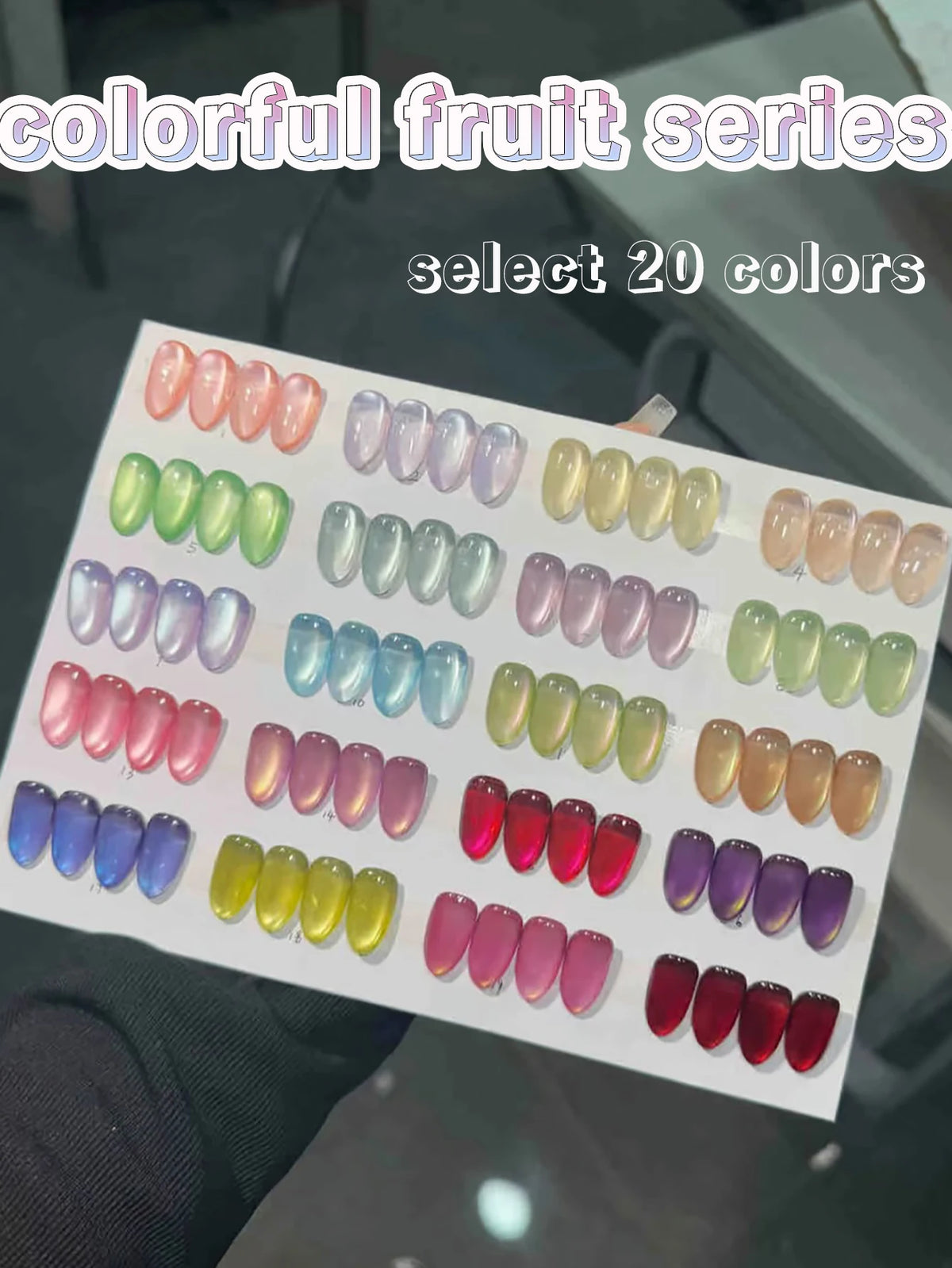 WS 10ML 6 Colors Shine Red Winter Christmas Cat Magnetic Gel Nail Polish Sparkling Glitter Semi Permanent Soak Off UV Gel
