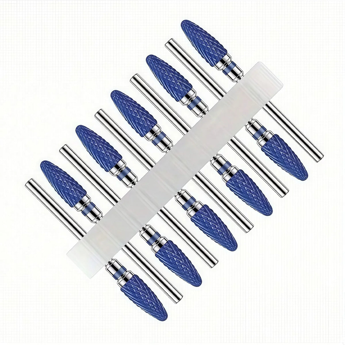 10pcs Ceramic Nail Buffering Heads for Perfect Nail Finish Professional Grade Ceramic Material for Smooth And Shiny Nails