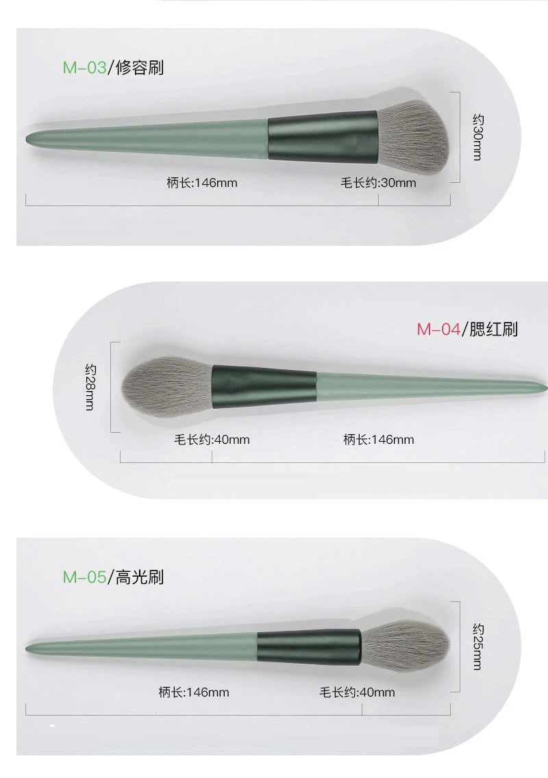 13pcs Makeup Brushes Set Eye Shadow Foundation Women Cosmetic Brush Eyeshadow Blush Beauty Soft Make Up Tools Bag