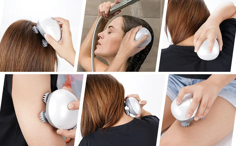 Electric Cat Massager Body Shoulder Leg Arm Neck Deep Tissue Head Scalp Dog Massage Kneading Relaxing Head Vibrating Device