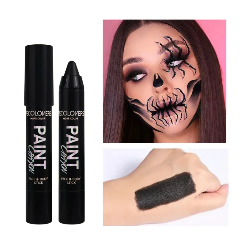 Face & Body Paint Sticks Body Paint Glow in The Dark Under UV Lights Face Painting Crayon Sticks Party Halloween Makeup