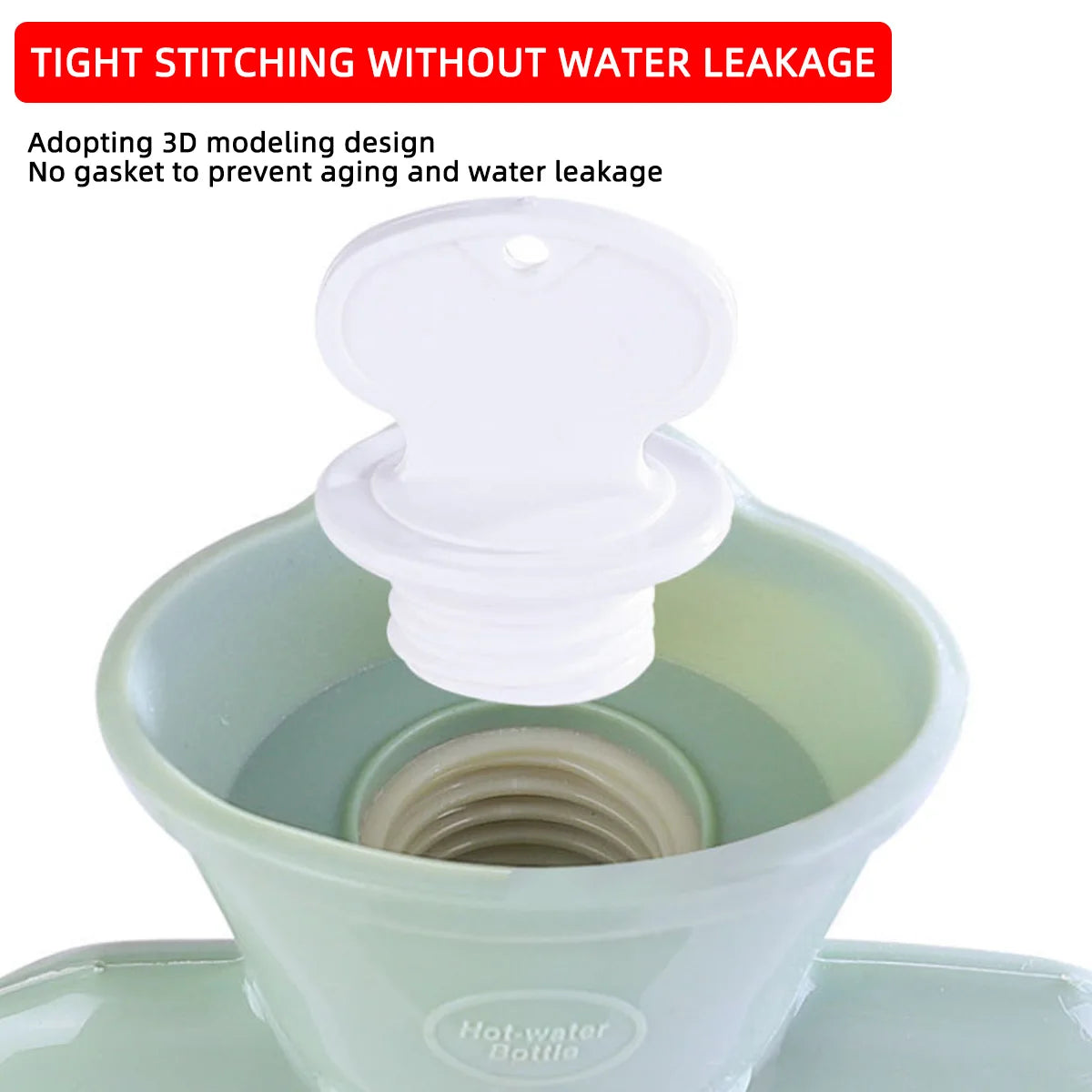 Water Filled Hot Water Bottle Classic Hot Water Bag Men's and Women's Home Outdoor Hot Water Bag Perfect Gift for Relieving Pain
