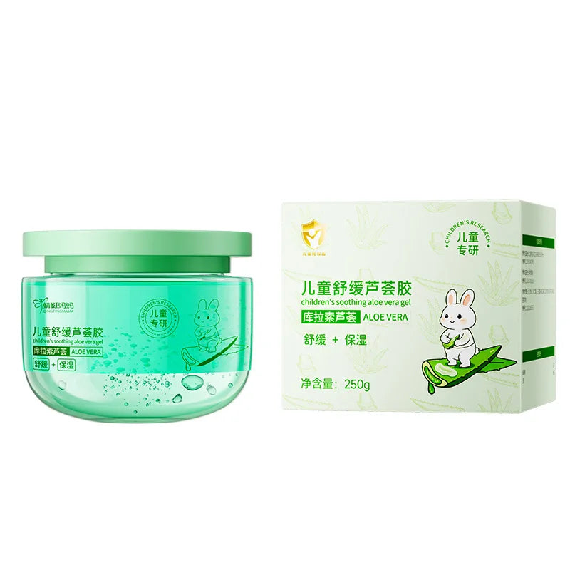 Aloe Gel Moisturizing Scrub Free Facial Mask Night Repairing Face Cream Control Oil Shrink Pores Repair After Sun Exposure