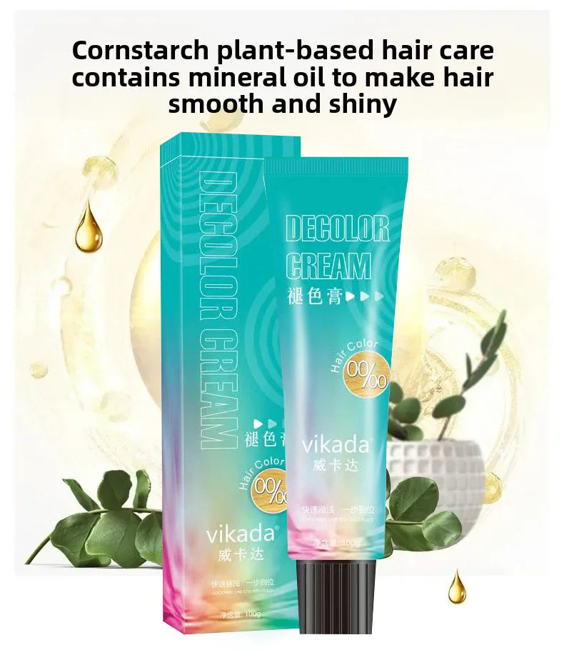 9 Degrees Hair Bleach Color Fading Paste White Gold Tasteless Bleaching Agent for Salon Home Use Professional Styling