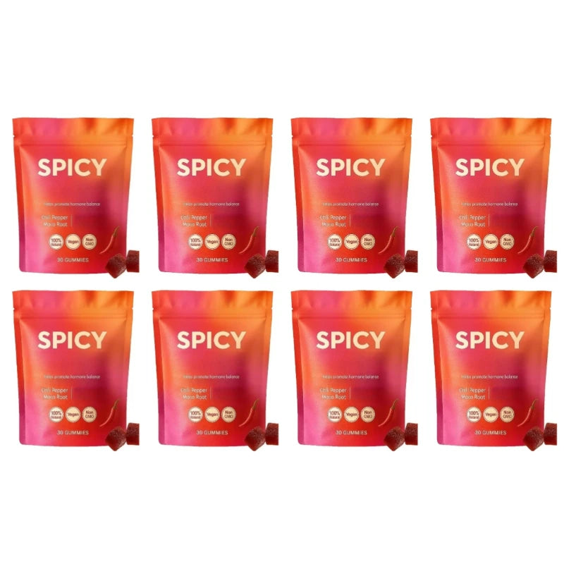 Hormonal Balance Gummies 30 Count Support Daily Health & Energy Recovery Peach Flavor — Chili Pepper and Maca Root Extract