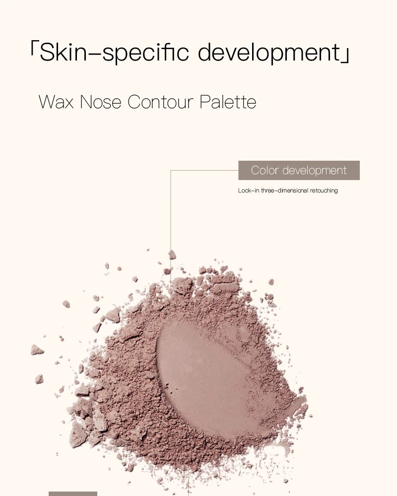 Monochrome Nose Shadow Contour Palette Natural Matte Cement Grey 3D Facial Bronzer Powder Cosmetic Highlight Brighten Contouring