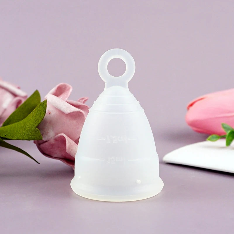 Period Menstrual Bowls For Menstruation Antispill Medical Grade Menstrual Cups Medical Silicone Women's Menstrual Collector