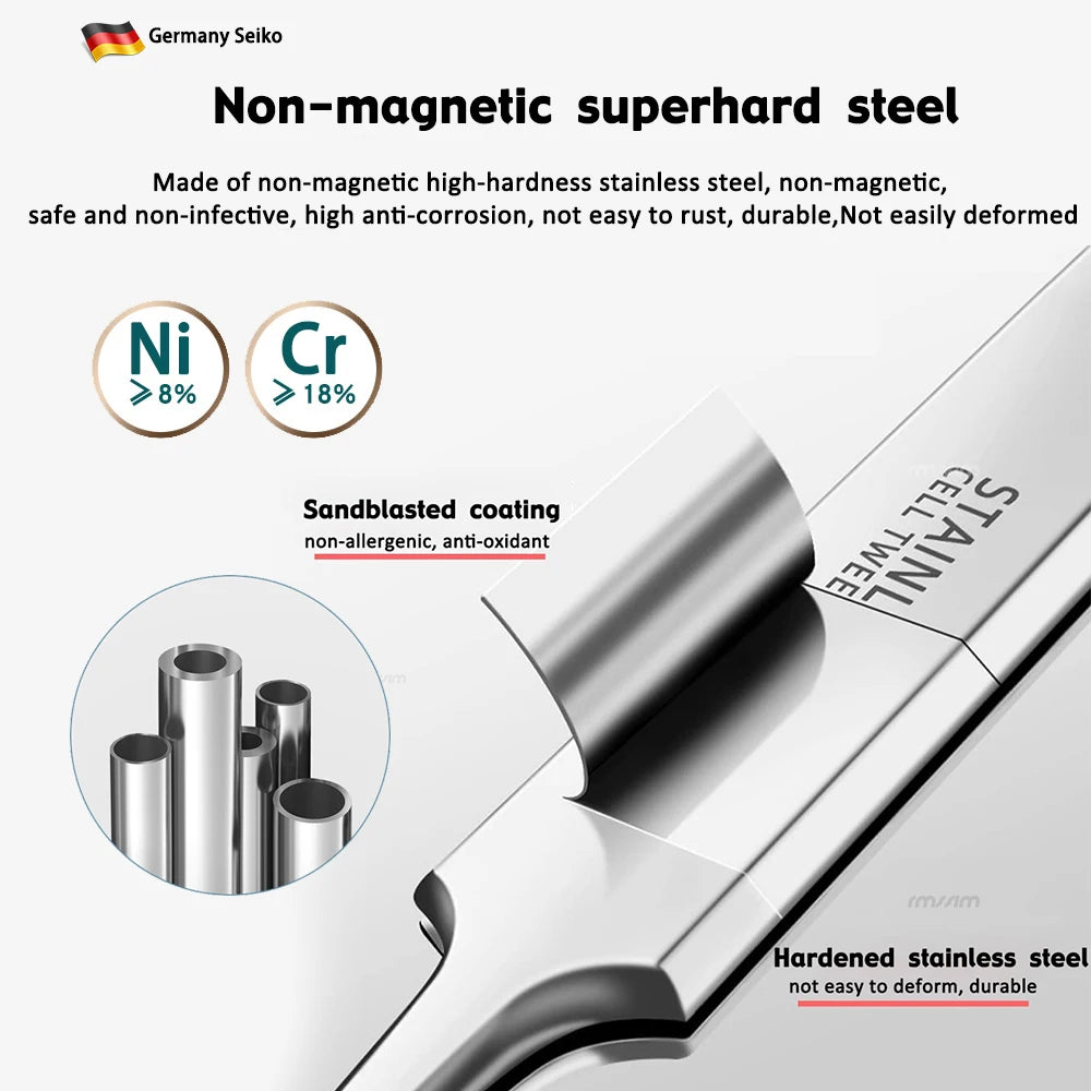 German Ultra-fine No. 5 Cell Pimples Blackhead Clip Tweezers Beauty Salon Special Facial Pore Cleaning Acne Wart Skin Care Tools