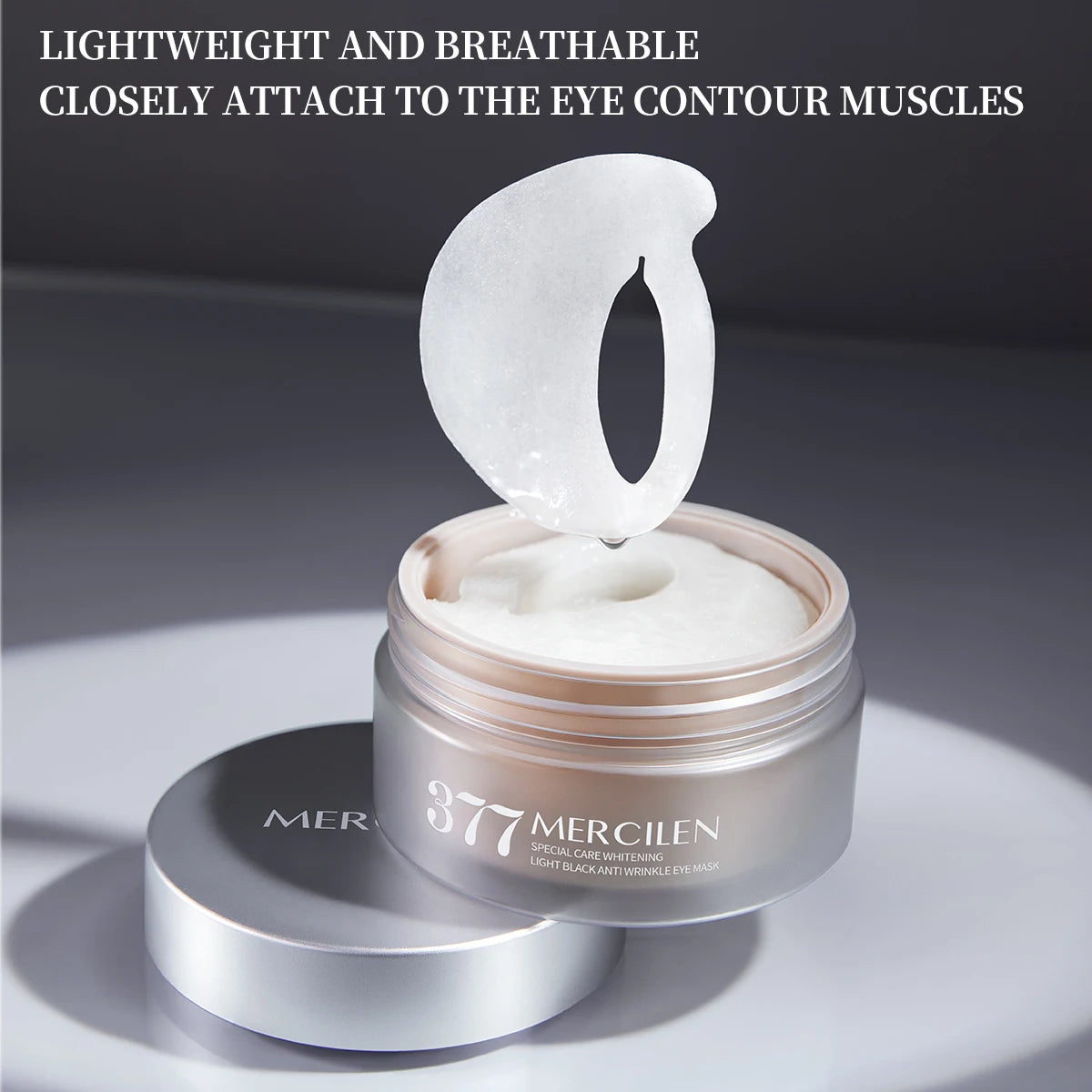 Mercilen Eye Mask 60 Pieces, Contains Niacinamide, Collagen, and Hyaluronic Acid to Tighten and Moisturize the Skin Around the Eyes, Making It More Hydrated and Radiant, Goodbye to Dryness and Dullness, Suitable for All Skin