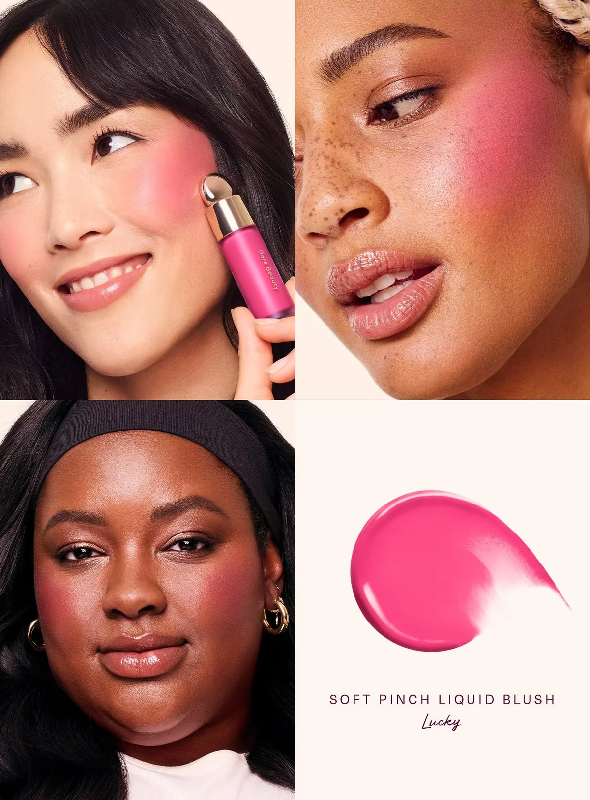 Rare Beauty Serene Gentle Mellow Solac Liquid Bronzer Shade Face Contour Smooth Highlight Mirror Lasting Natural Shadow Makeup