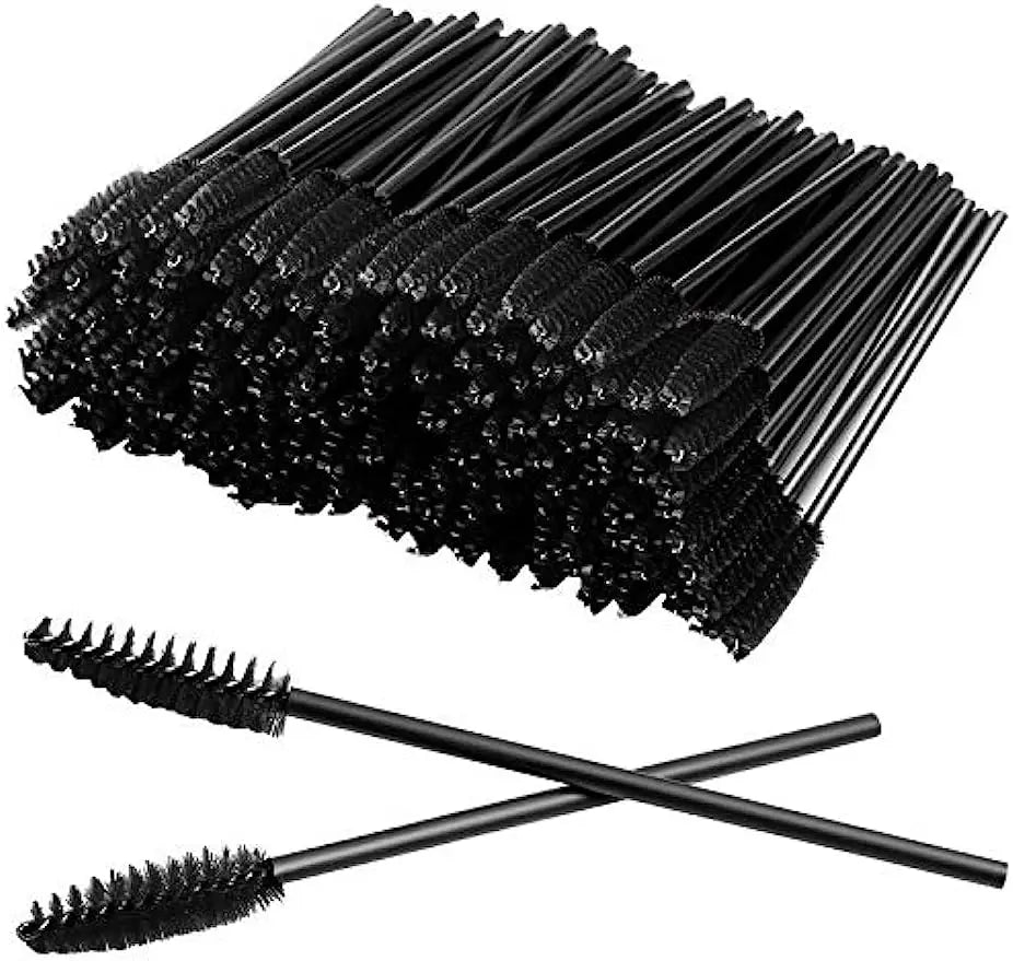 100 Pcs Disposable Eyelash Mascara Brushes for Eye Lashes Extension Eyebrow and Makeup of Makeup Tools