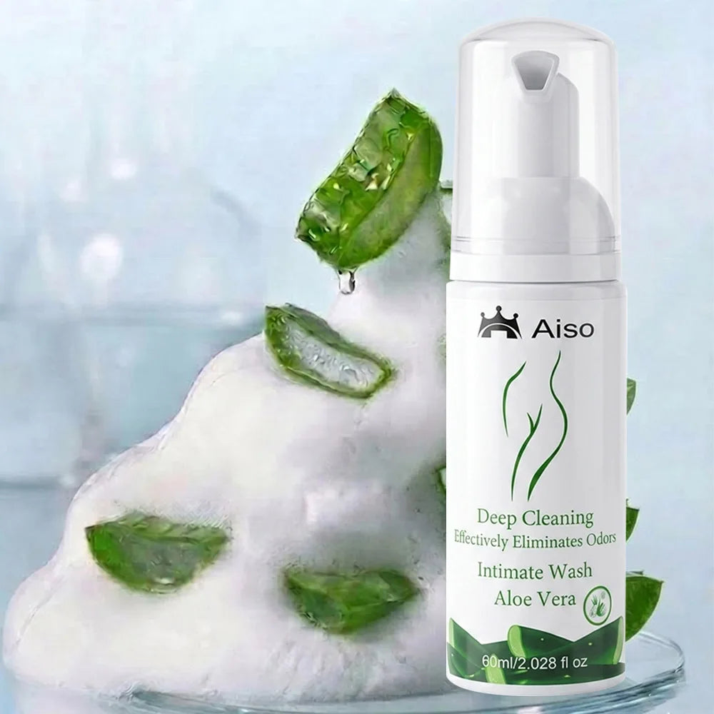Aloe Vera Intimate Care Wash for Women: A Mildly Acidic Cleanser That Is Gentle and Non-Irritating, Suitable for Daily Care.