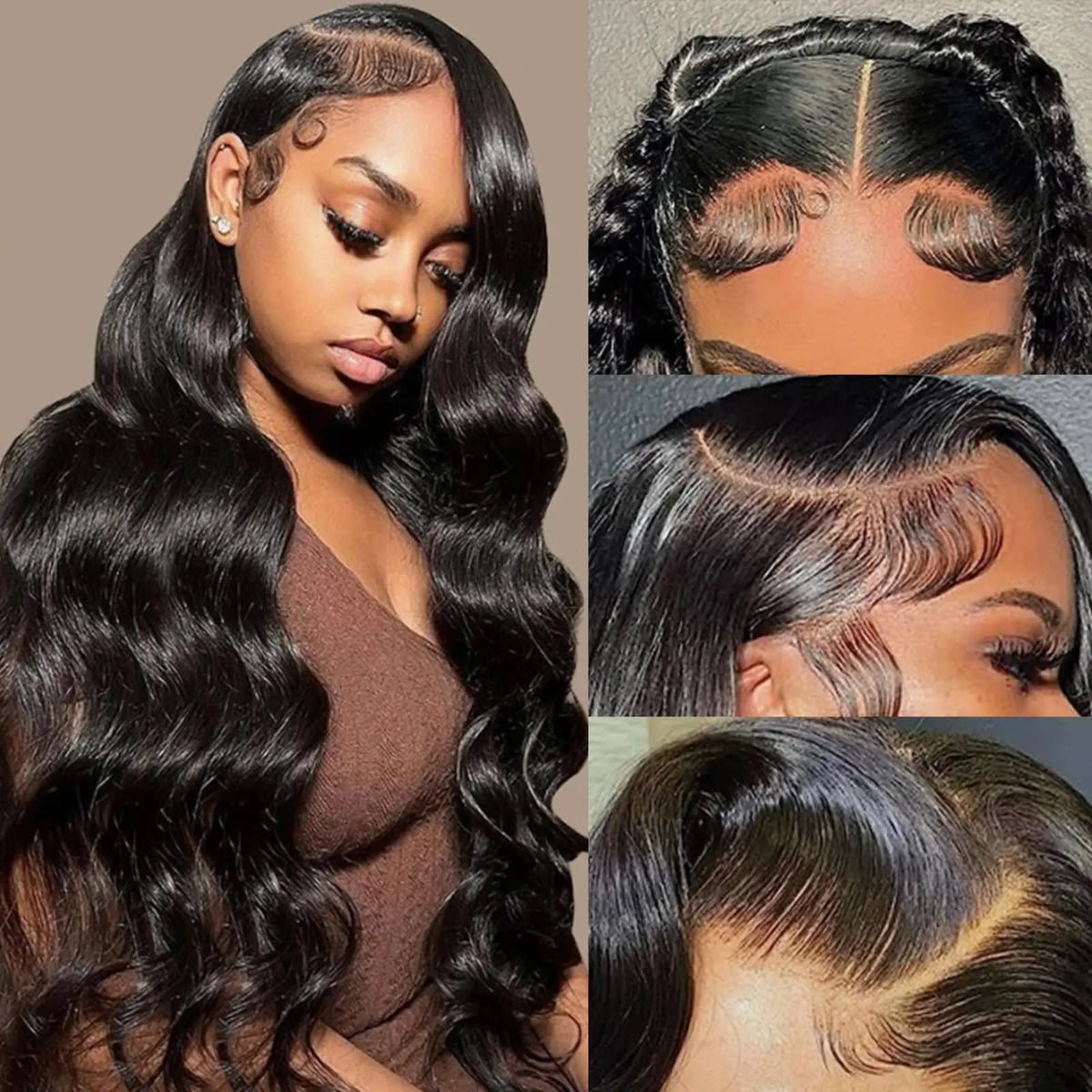 Wear and Go Glueless Wigs Pre Plucked Pre Cut Body Wave Bob Wig Human Hair wigs for black women