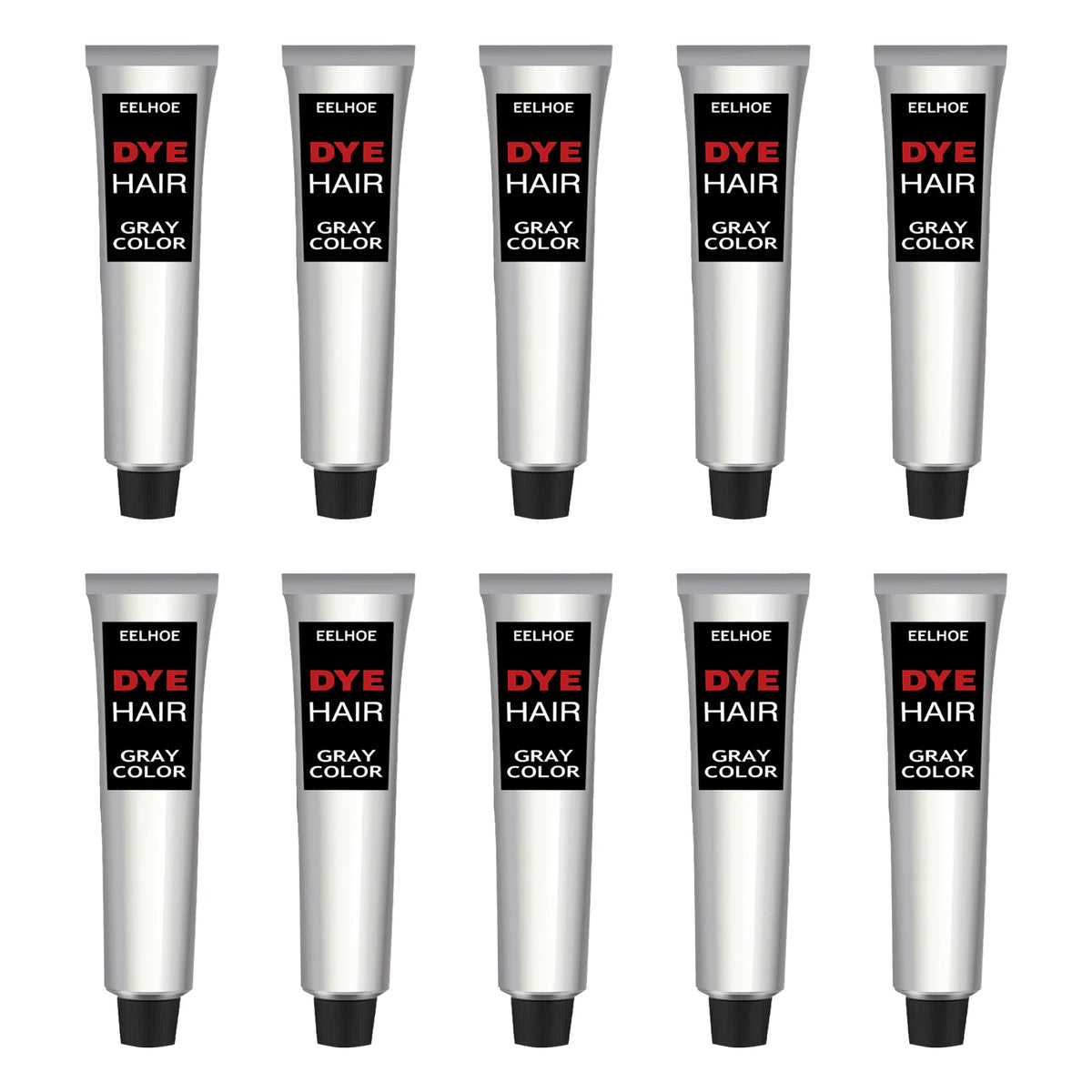 EELHOE Gray Hair Dye Cream Dye Shampoo Covering Primary Color Easy To Get Started Professional Hair Dye Cream For Women Men