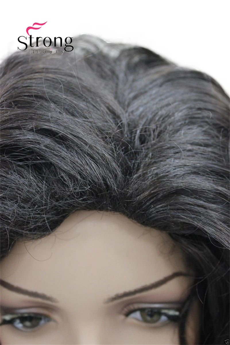 StrongBeauty Long Curly Red Synthetic Wig Cosplay Wigs COLOUR CHOICES