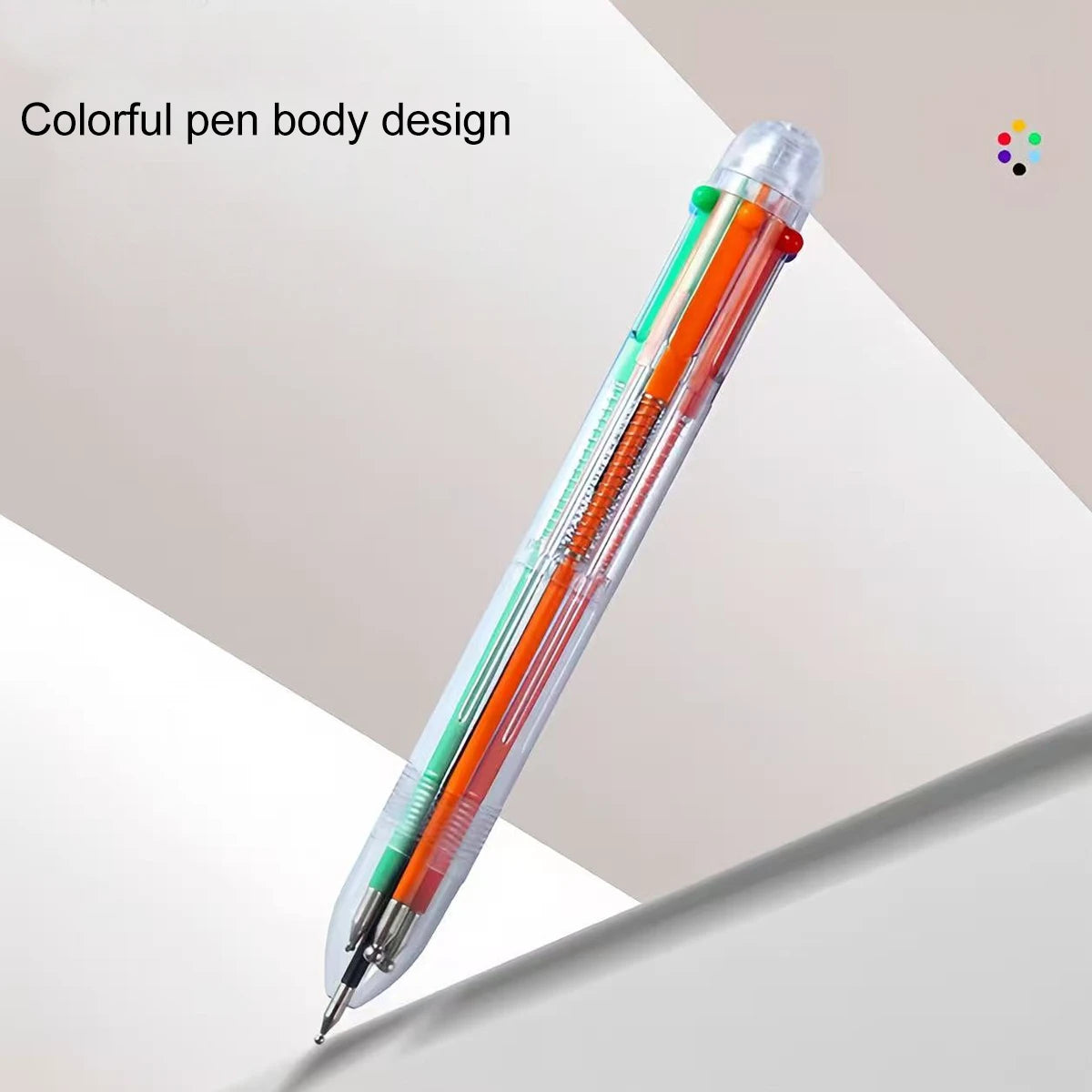 6-In-1 Dotting Pen for Nail Art, Featuring a Ballpoint Design with Size Markers And a Pressing Tip, Ideal for Nail Painting