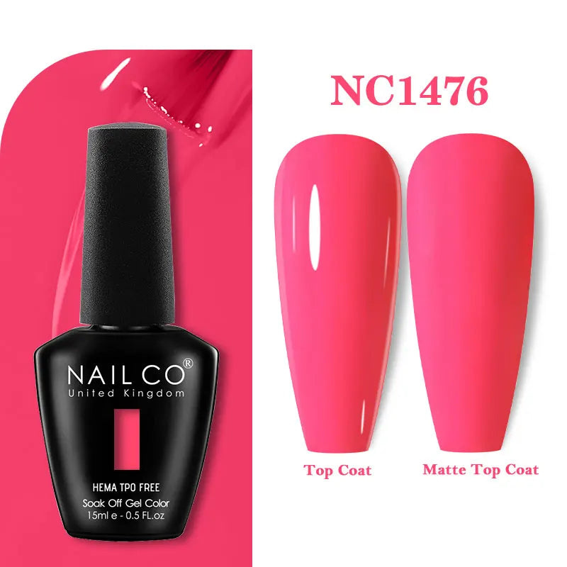 NAILCO 15ml TPO-Free Nail Gel Polish Vernis Semi Permanent Nails Art Manicure Design Hybrid Remover Gel Top Coat Ongle Gel UV