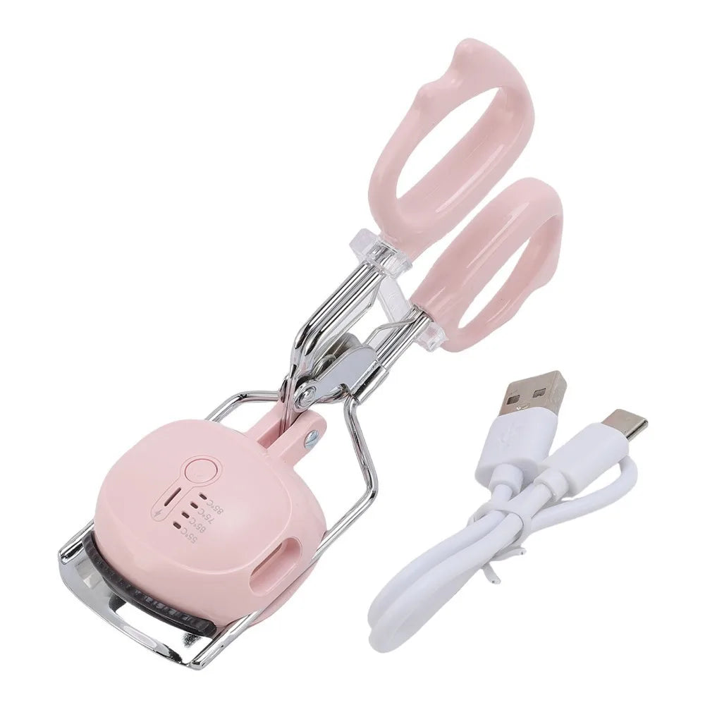 New Rechargeable Electric Eyelash Curler Portable Four-level Heated Eyelash Curler Long Lasting Lash Curler Makeup Tool