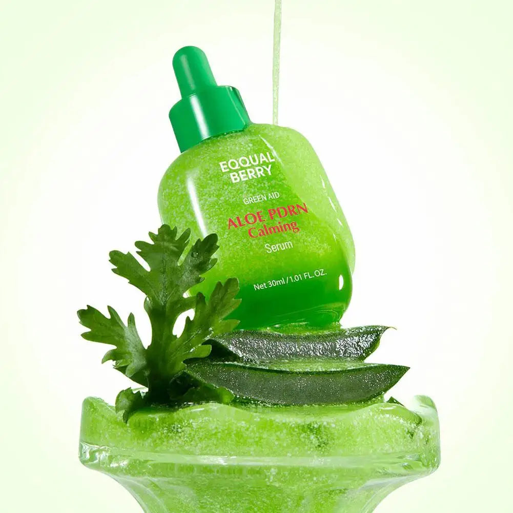 EQUAL‑BERRY 30ml Aloe PDRN Calming Soothing Repair Ampoule Serum Effective Repair After Sun Exposure Improve Dullness Skin Care