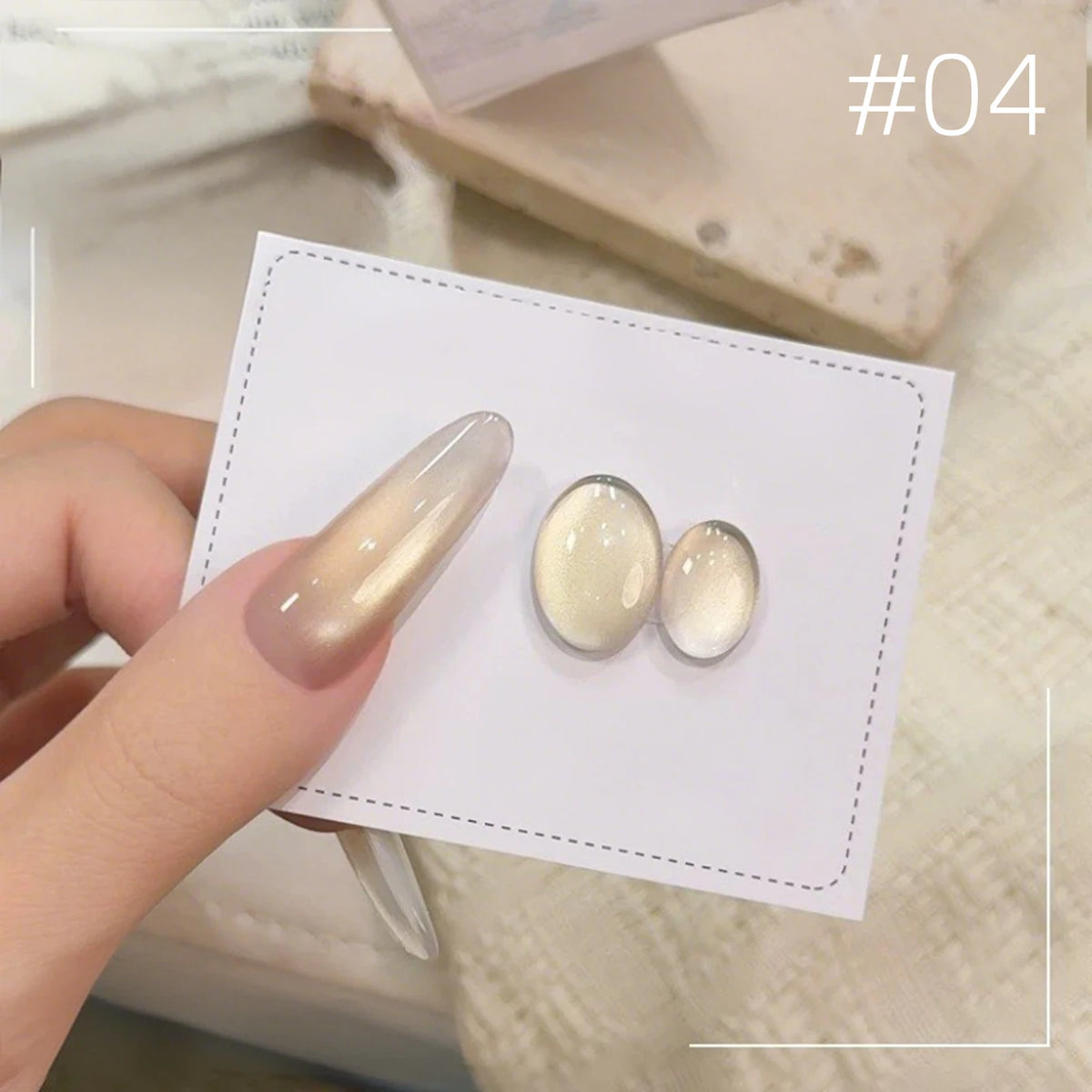 MN 12ML Autumn And Winter Ice Transparent Jelly Boiled Water Cat Eye Gel Nail Polish Perfect For Christmas Halloween White Nail