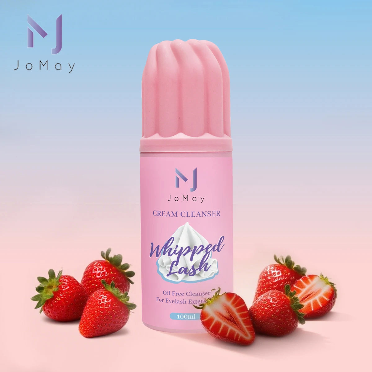 Korea High Quality Eyelash Shampoo Lash Mousse Cleanser Custom Eyelash Extension Cleanser Pink White Whipped Eyelash Shampoo