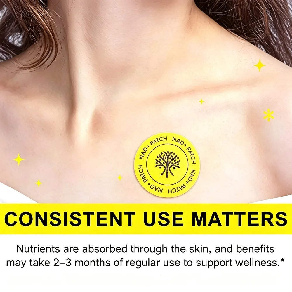 Vitality Boost Dopamine Patches, Enhance Mood & Focus, Concentration Aid for Daily Wellness