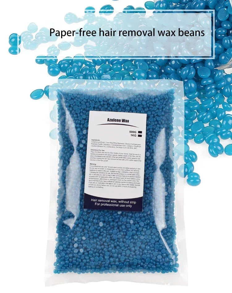 2026 1000g/500g/50g Wax Beans for Hair Removal Fast Painless Body Bikini Wax for Heater Machine Use in Beauty Salons And Home