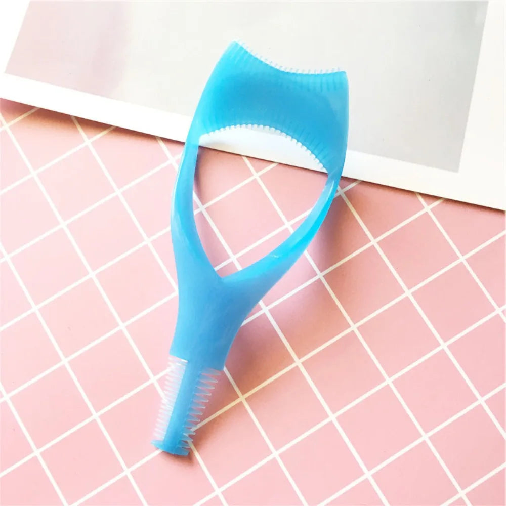 Eyeliner Assistant 3-In-1 Eyelash Comb Template Protect Eyes Crystal Mascara Shield Cosmetic Guide 3 In1 Eyelashes Tools