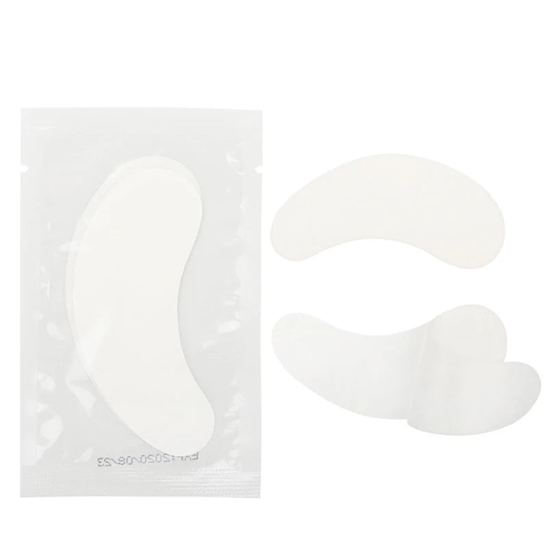 50 Pairs Mix Color Eye Patches Hydrogel Eye Pad Paper Sticker Lash Protector Cushion For Eyelash Extension Supplies Makeup Tool