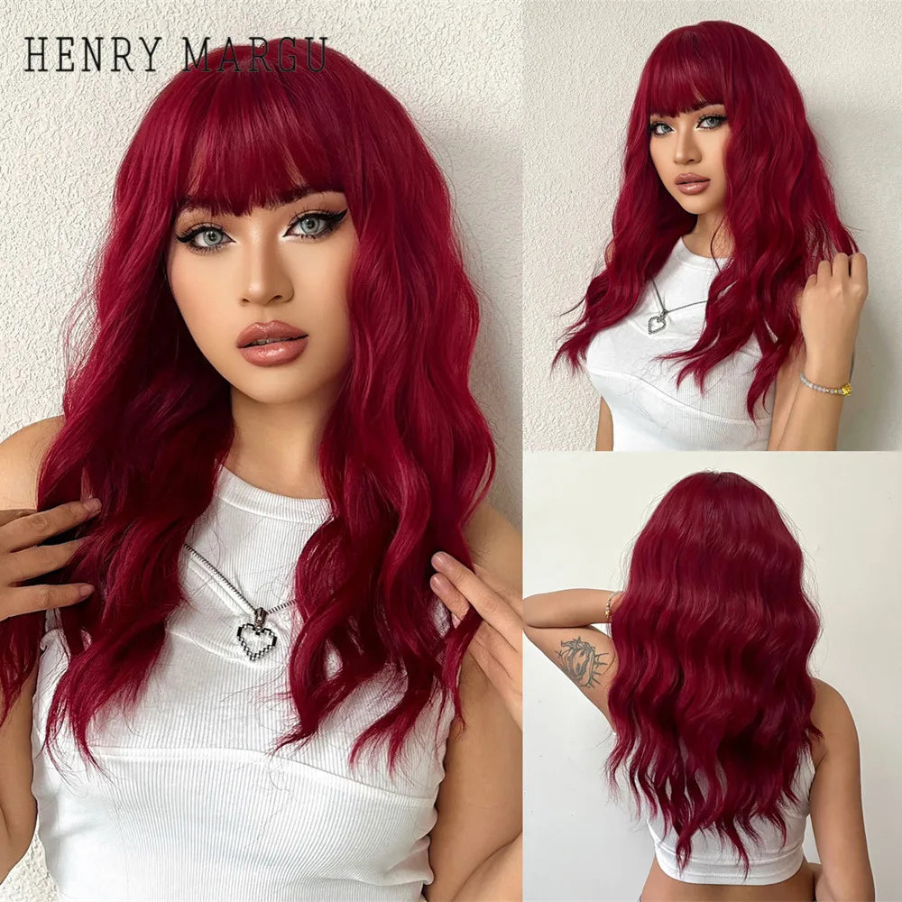 HENRY MARGU Light Green Curly Synthetic Wigs Long Colorful Wig with Bangs Heat Resistant Fiber for Cosplay Party Women Girls Use